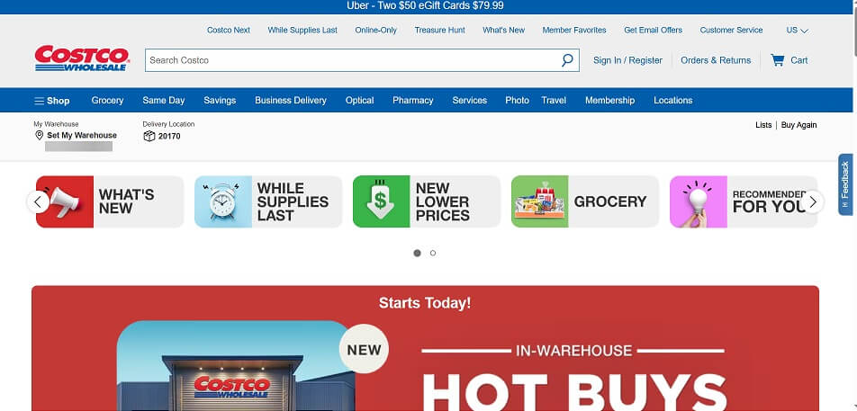 Costco-eCommerce-Website