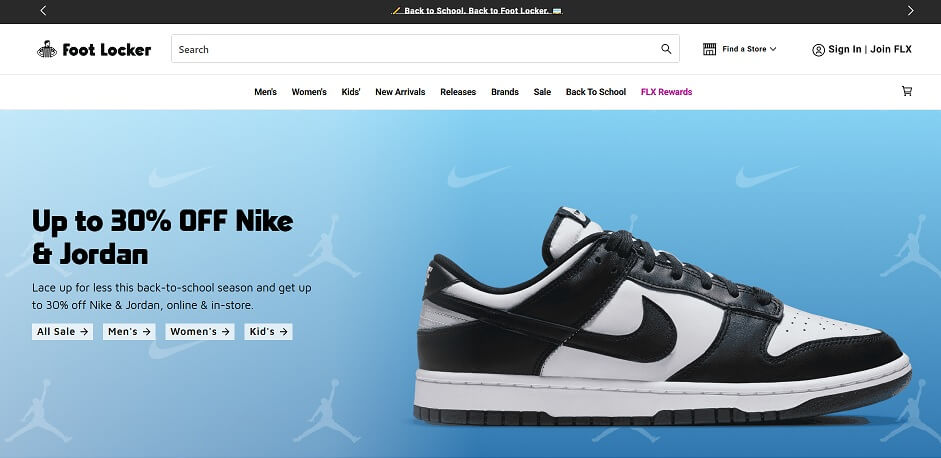Foot-Locker-eCommerce-Website