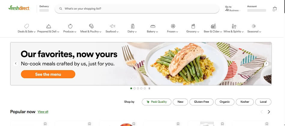 FreshDirect-eCommerce-Website