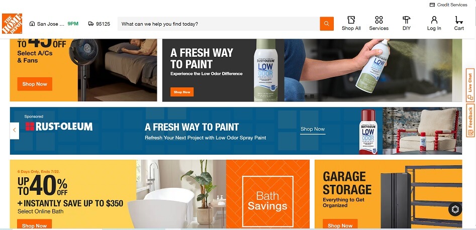 Home-Depot-eCommerce-Website