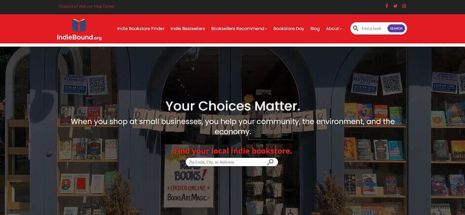 IndieBound-eCommerce-Website