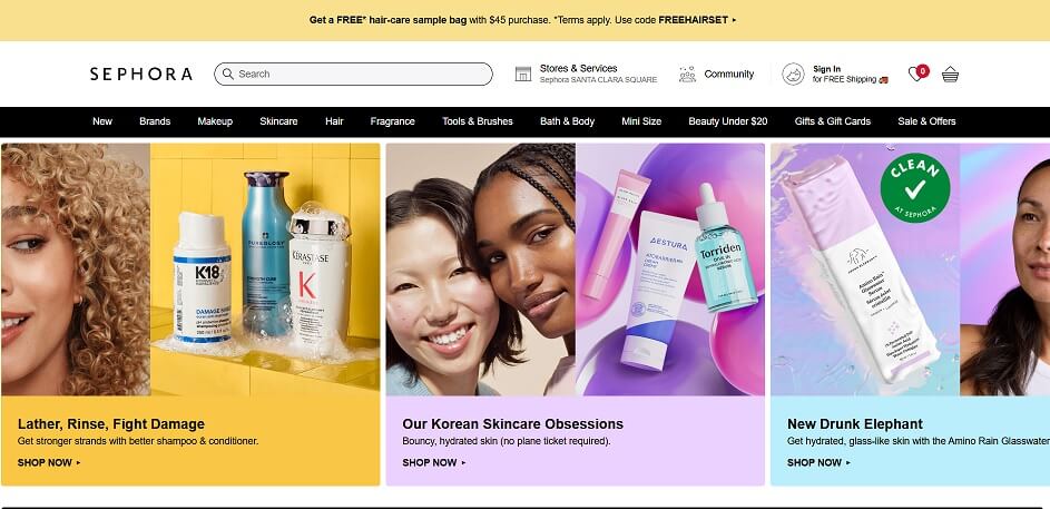 Sephora-eCommerce-Website