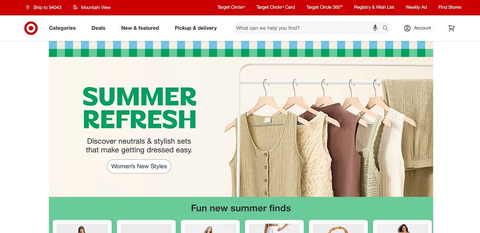 Target-eCommerce-Website