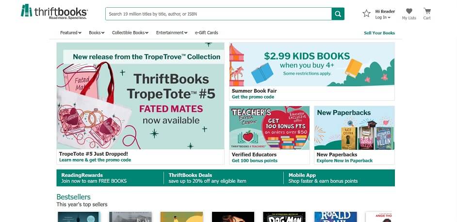 ThriftBooks-eCommerce-Website