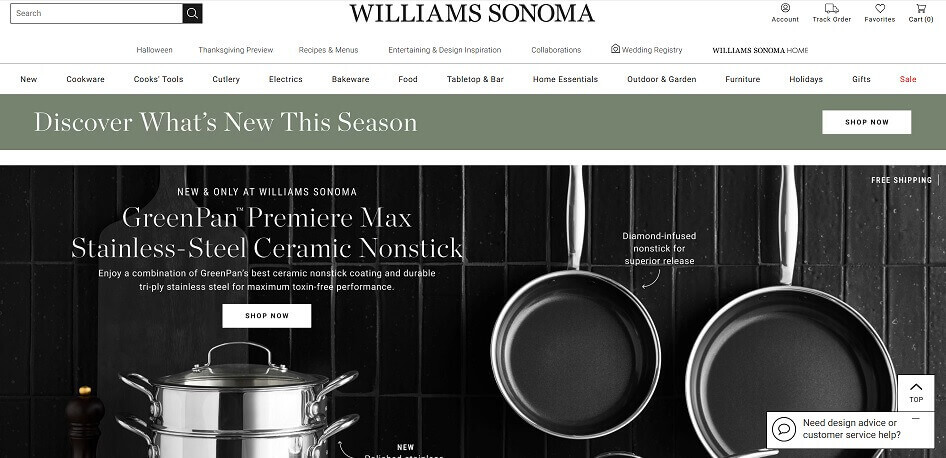 Williams-Sonoma-eCommerce-Website