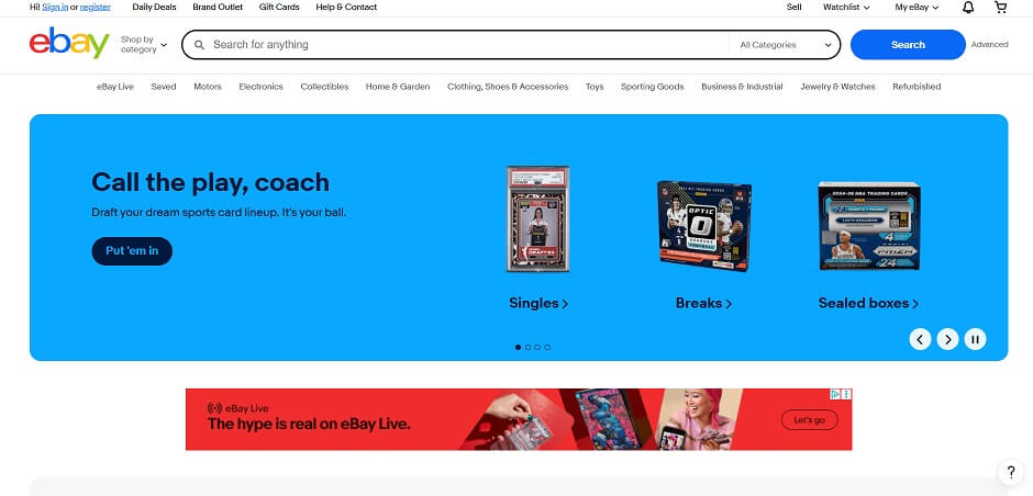 eBay-eCommerce-Website